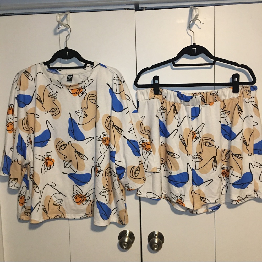 Shein Short Set 3X Preowned